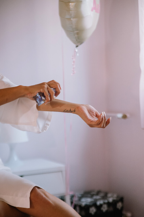 Γάμος Ανδρέα & Γεωργίας - Η νύφη αρωματίζεται