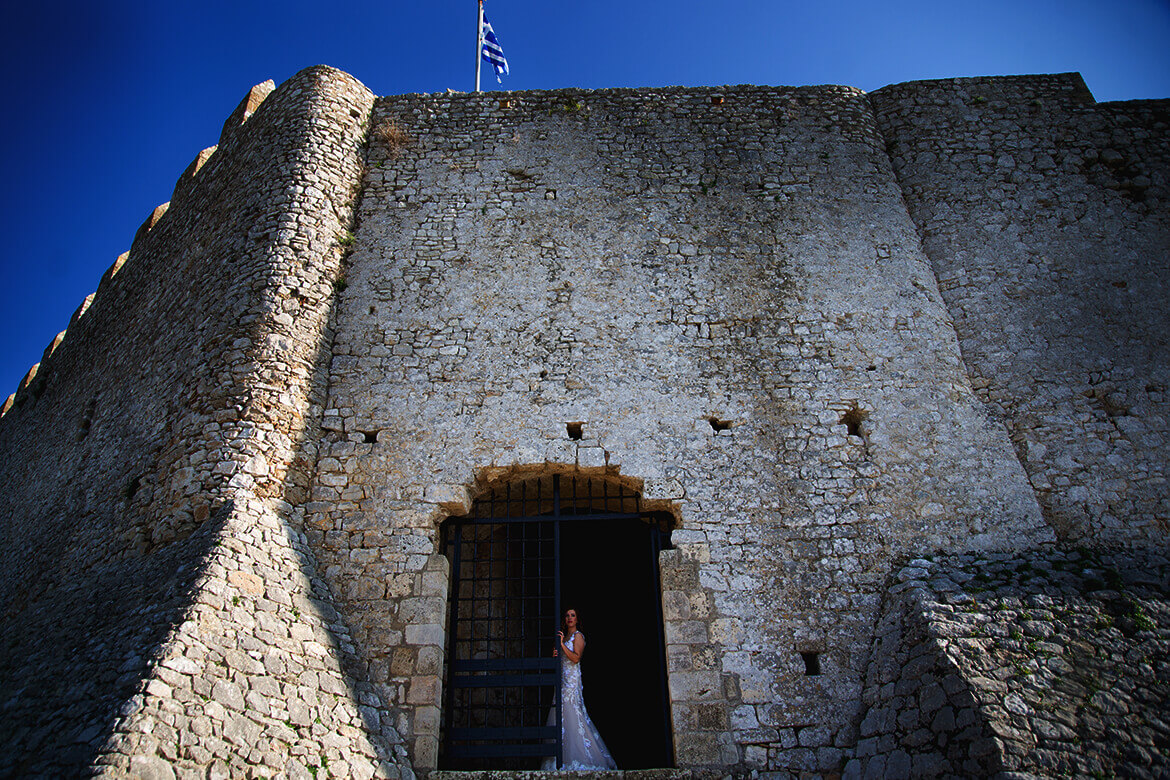 Γάμος Γιάννη & Λένης - Η νύφη στο Φρούριο