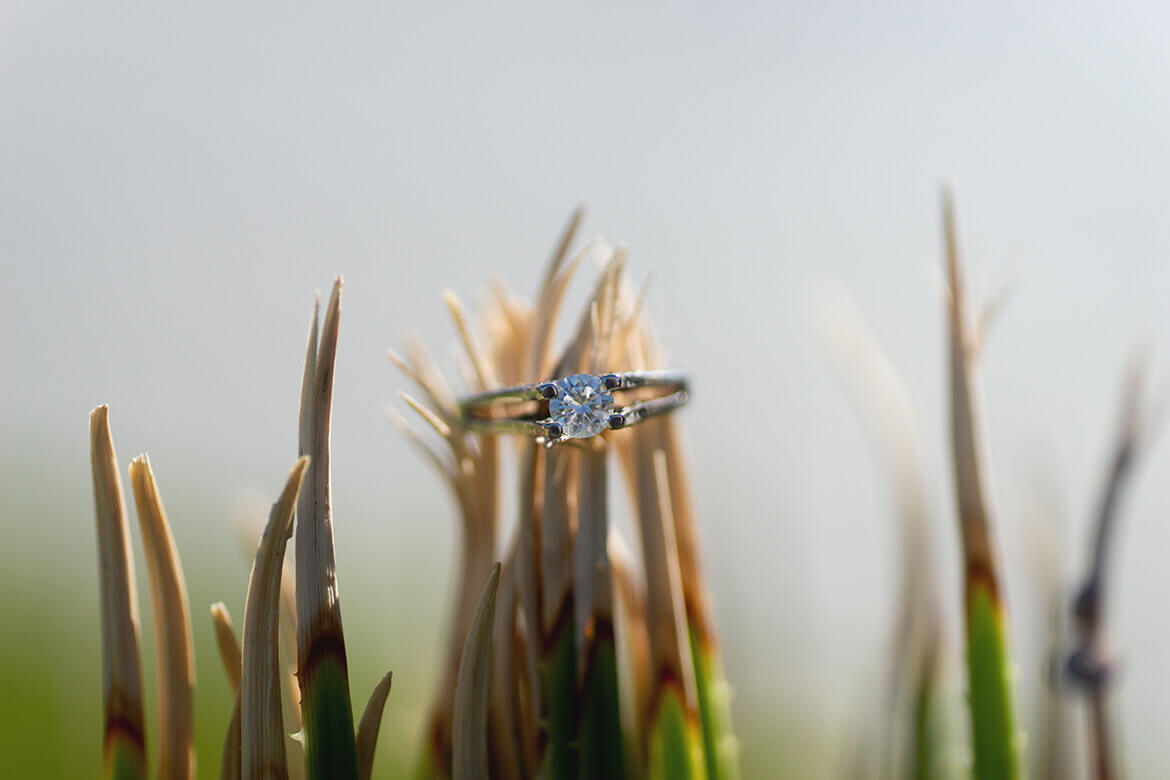 Γάμος Γιώργου & Ολίβιας - Το μονόπετρο