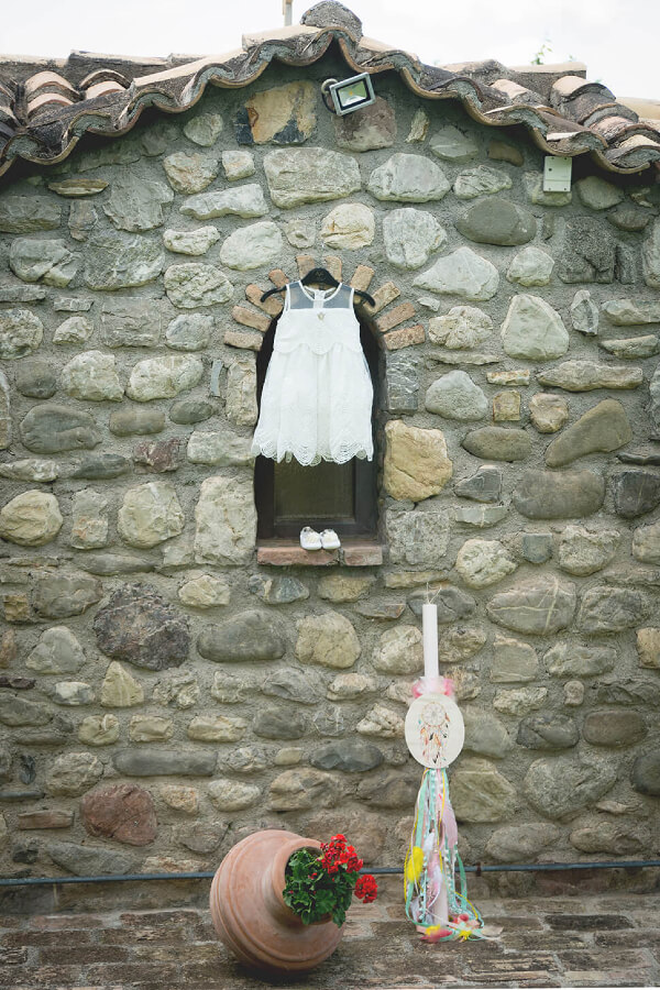 Βάφτιση Μελιτίνας - Λεπτομέρεια από το εκκλησάκι