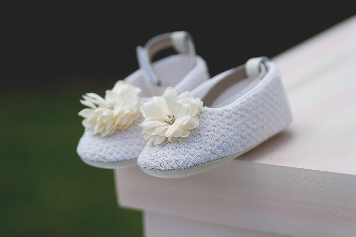 Βάφτιση Μελιτίνας - Τα παπουτσάκια