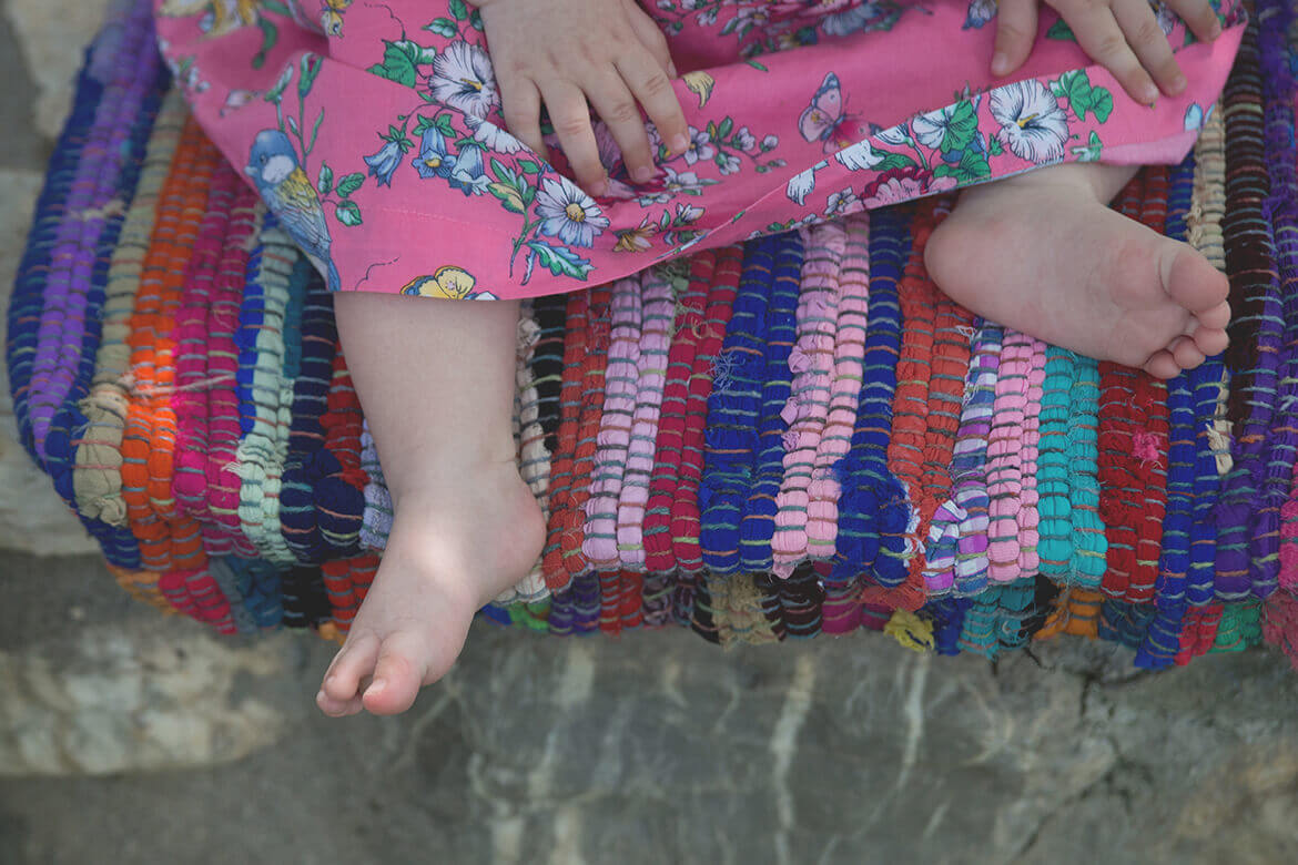 Βάφτιση Μελιτίνας - Τα ποδαράκια της Μελιτίνας